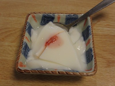ミニ杏仁豆腐