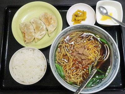 台湾麺定食