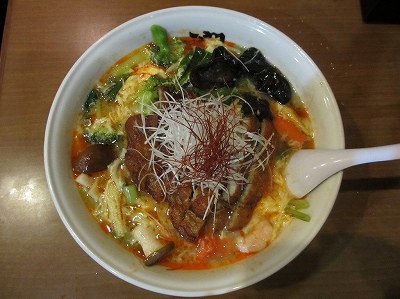 十色菜パーコー酸辛麺（限定）